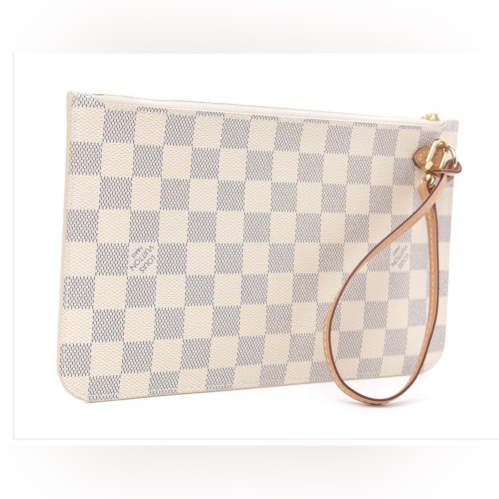 Authentic NEW Damier Azur Nautical Neverfull MM GM Pochette